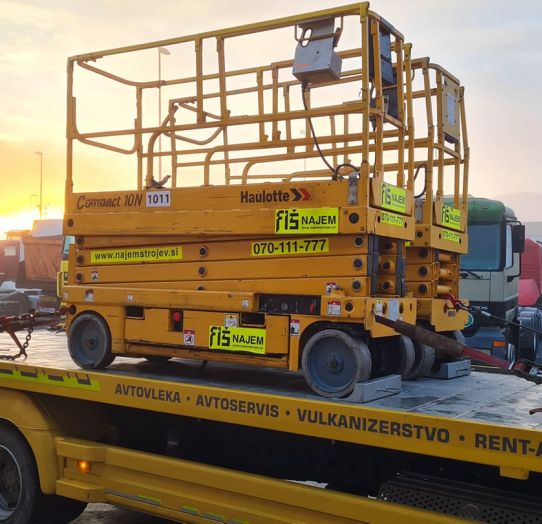 construction machinery rent