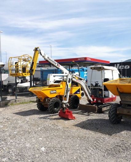 construction machinery rental Slovenia