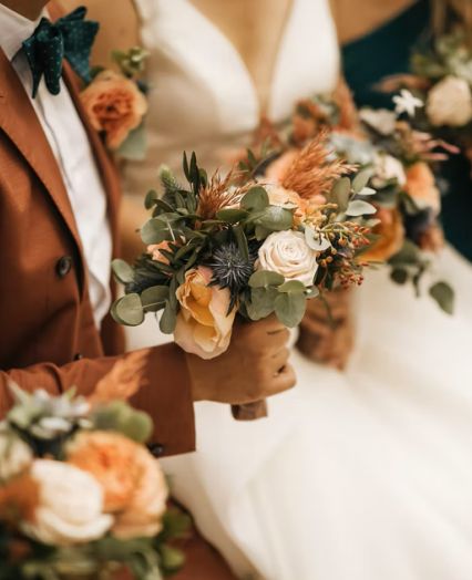 Beautiful wedding flower decorations Slovenia