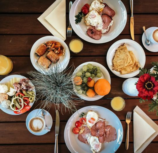 Traditional breakfast Zreče
