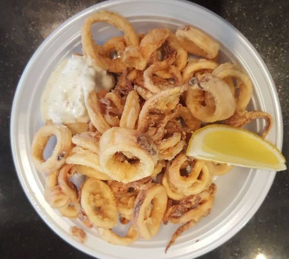 The best fried calamari in Koper