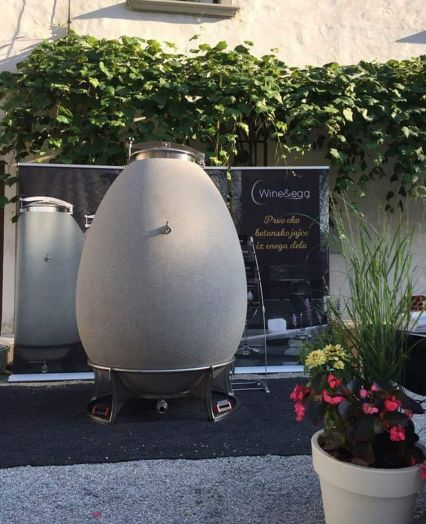 Concrete wine barrels Slovenia