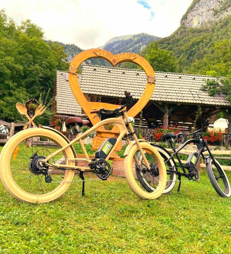 Biking and sulčelo fishing on the Sava Bohinjka