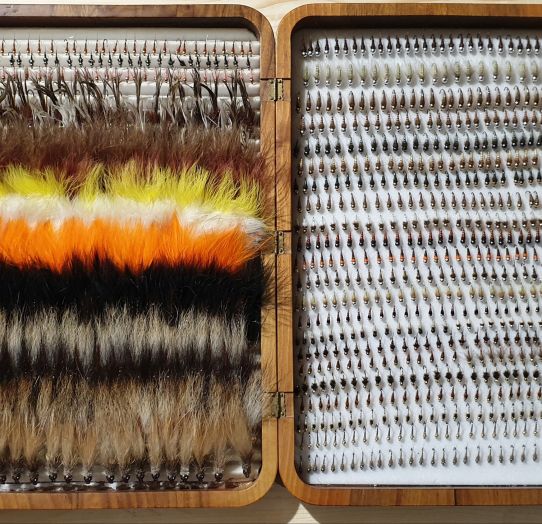 Fly fishing equipment in Slovenia