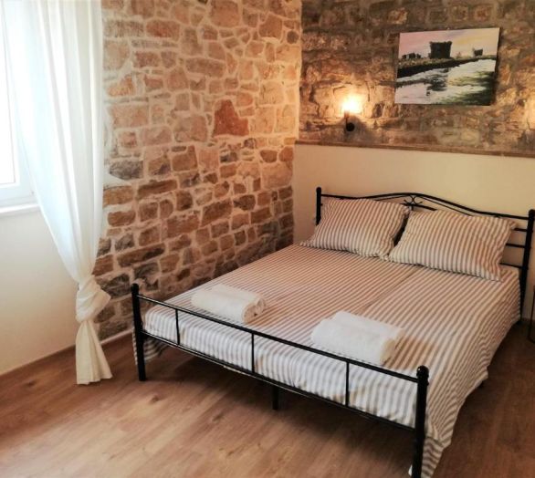 You should be looking for good apartments in Piran