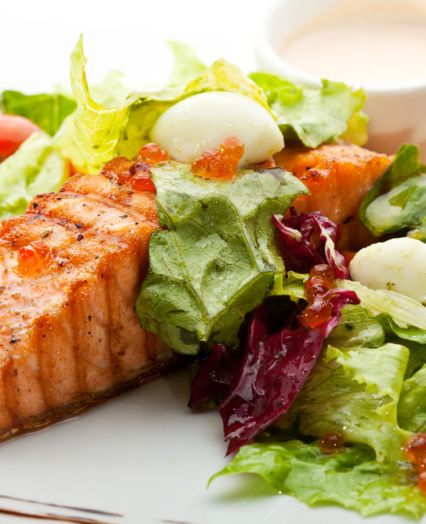 grilled salmon