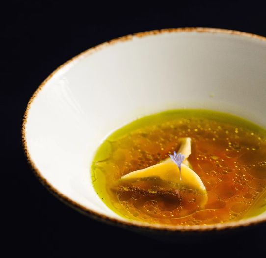 Clear soup