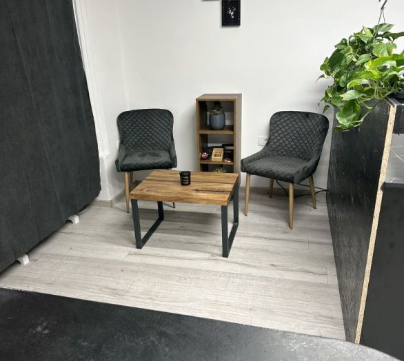 Unser Studio ist ordentlich und einladend