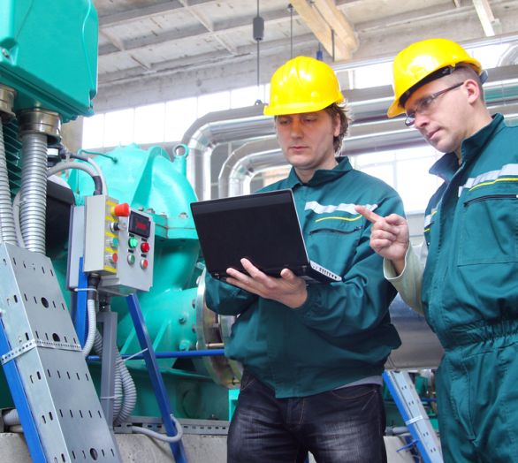 Hochwerige Montage von Industriemaschinen