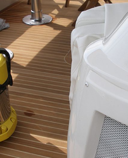 Teak floor for boats