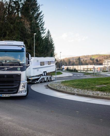 The transport of oversized cargo Slovenia