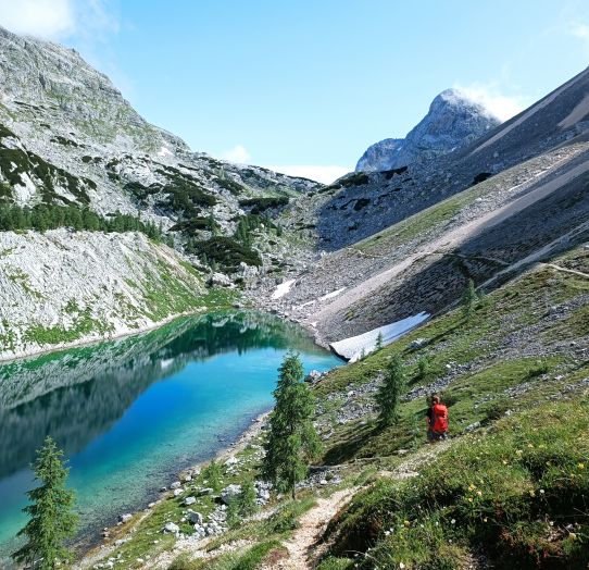 Hiking tour in Julian Alps Slovenia