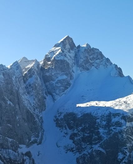 Mountain guiding in the Julian Alps