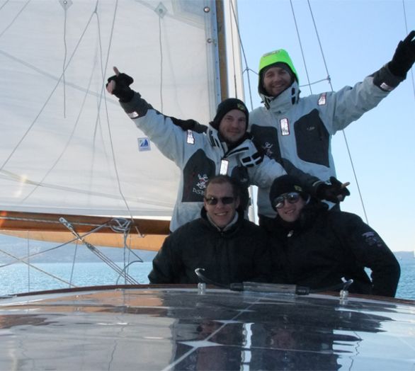 Sailing along the Slovenian coast