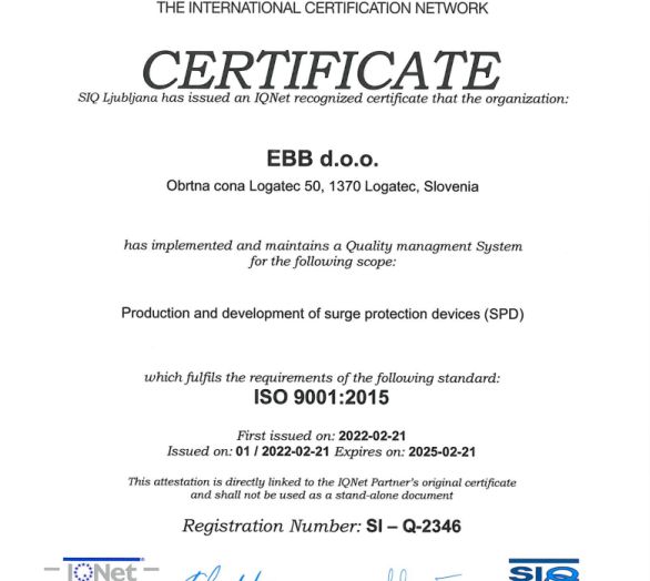 Certificates