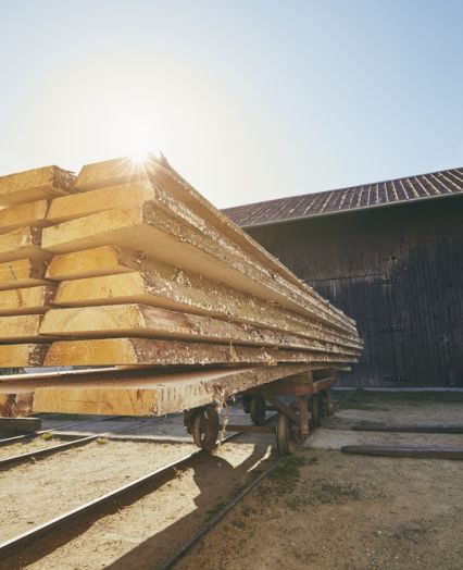 Holzplanken