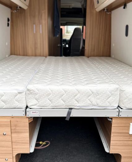 Suitable mattress for camping cars
