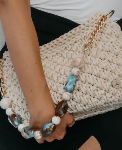crocheted bags