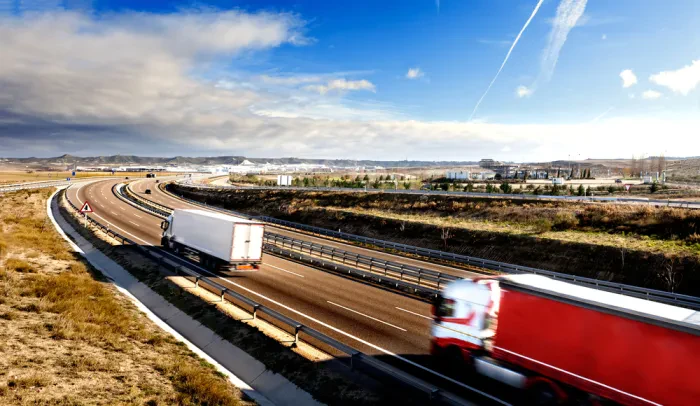 Welt von Logistik, Lagerhaltung und Warentransport