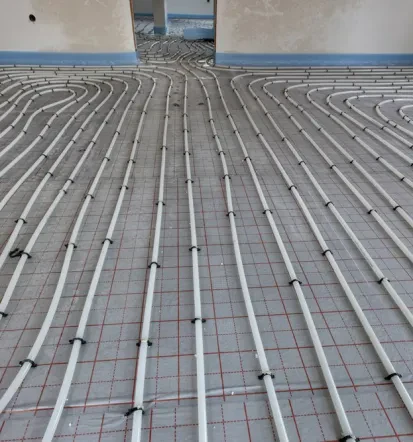 Einbau von Fußbodenheizungen, Sanitäranlagen und anderen Heizungsinstalltionen