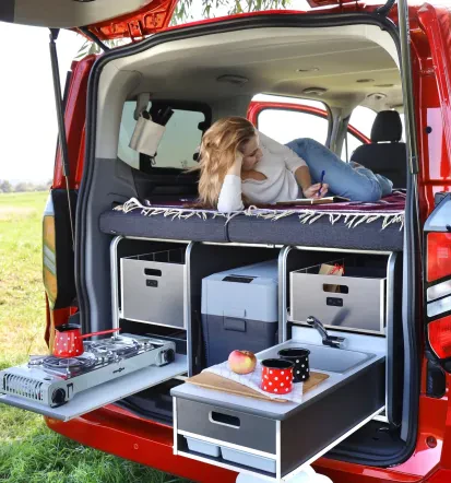 Campingausstattung für Alltagsfahrzeuge