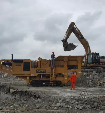 Earthworks, demolition