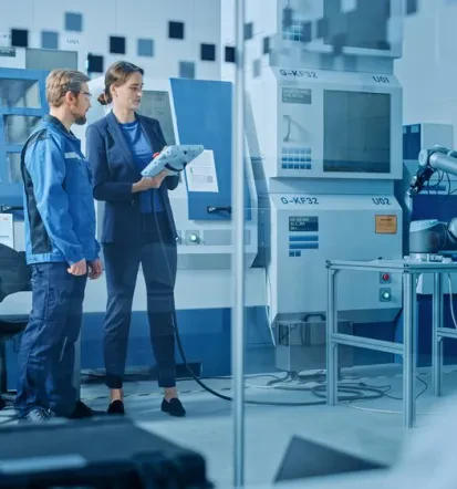Montage von Industrieelektronik