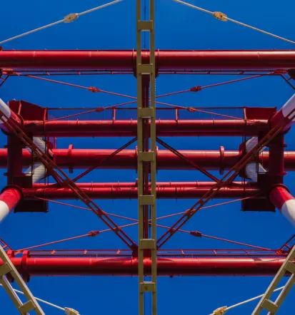 Montage von Metallkonstruktionen