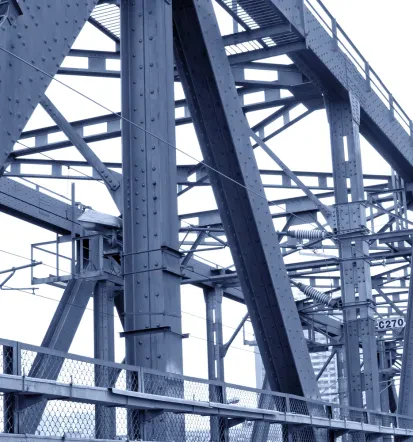 Montage von Metallkonstruktionen