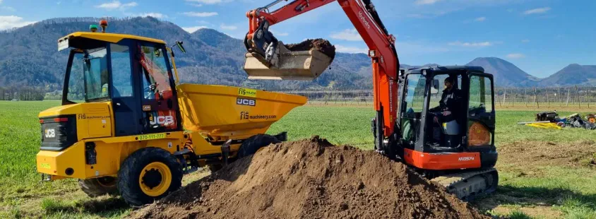 Affordable construction machinery rental Slovenia
