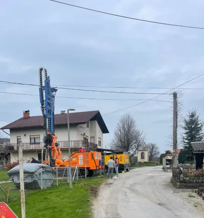 Bohrung für Wärmepumpe und Erdsonde