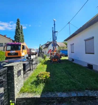 Bohrung für Wärmepumpe und Erdsonde