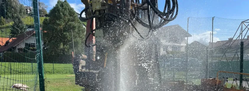 Bohrung für Wärmepumpe und Erdsonde Deutschland