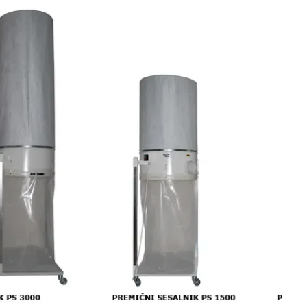 Production of portable vacuum cleaners and transport fans 8