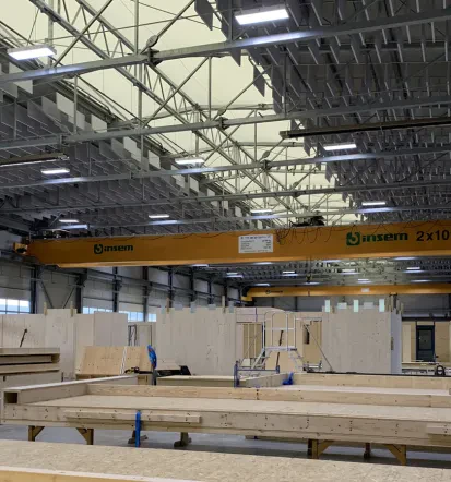 Construction of buildings