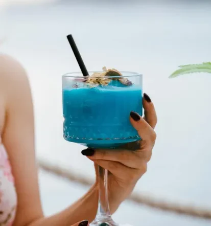 beach bar Slovenian coast