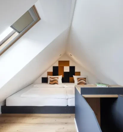 Under the roof bedroom