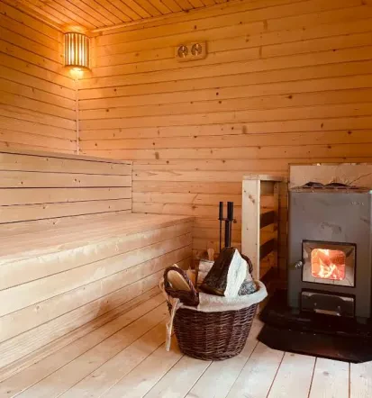 Nature glamping with sauna